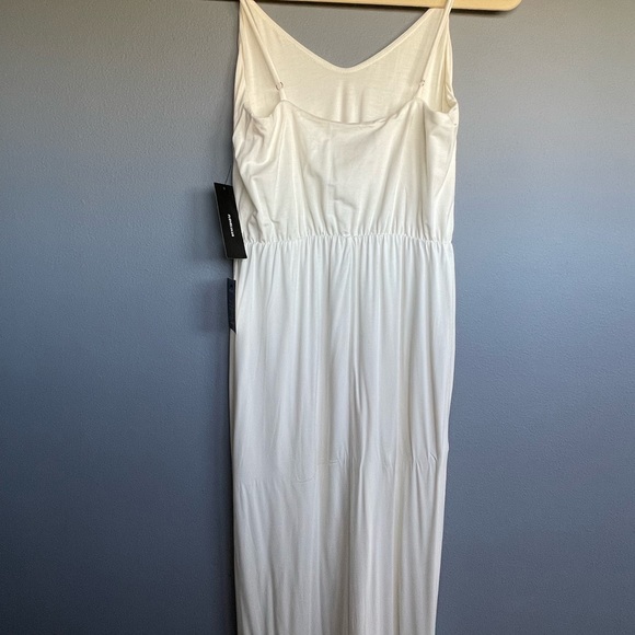Lulus White Maxi Dress. Small, with Slit. New with tags - Picture 4 of 7